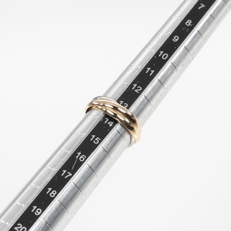 Cartier Trinity 18K Gold (yg×pg×wg) 13.5 Ladies 5.45g Ring