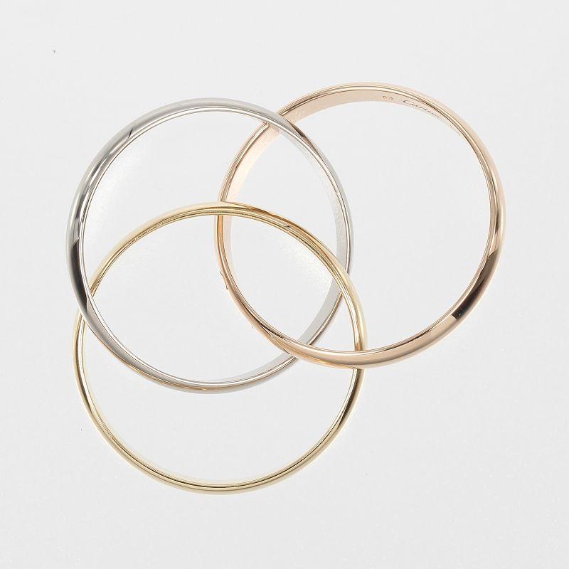 Cartier Trinity 18K Gold (yg×pg×wg) 13.5 Ladies 5.45g Ring
