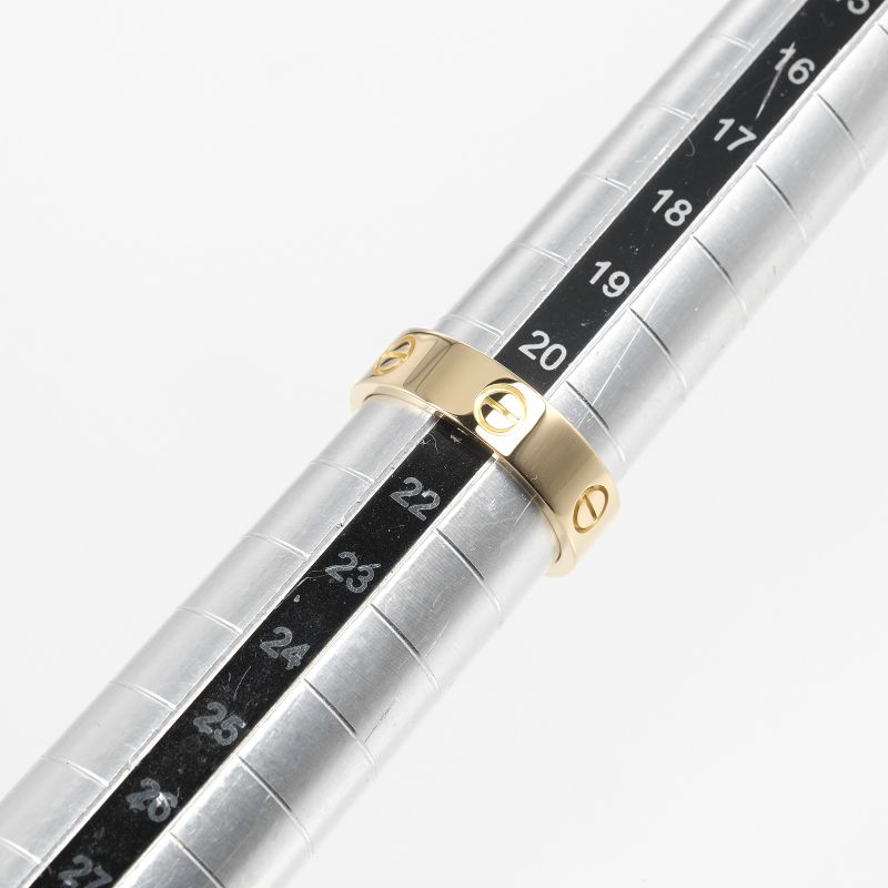 Cartier Love 18K Yellow Gold Size 21 Men's 9.3g Ring