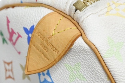Louis Vuitton Keepall 45 Boston Bag Monogram Multicolor White Takashi Murakami — view 4