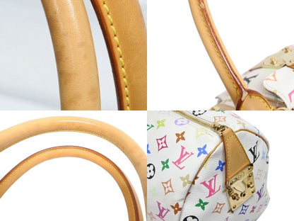 Louis Vuitton Keepall 45 Boston Bag Monogram Multicolor White Takashi Murakami — view 8