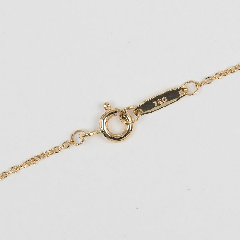Tiffany & Co Crown Key 18K Yellow Gold And Diamonds Ladies 4.55g Necklace