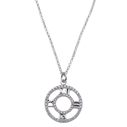 Tiffany & Co Tiffany & Co Necklace Ladies Brand 750wg Diamond Atlas Open