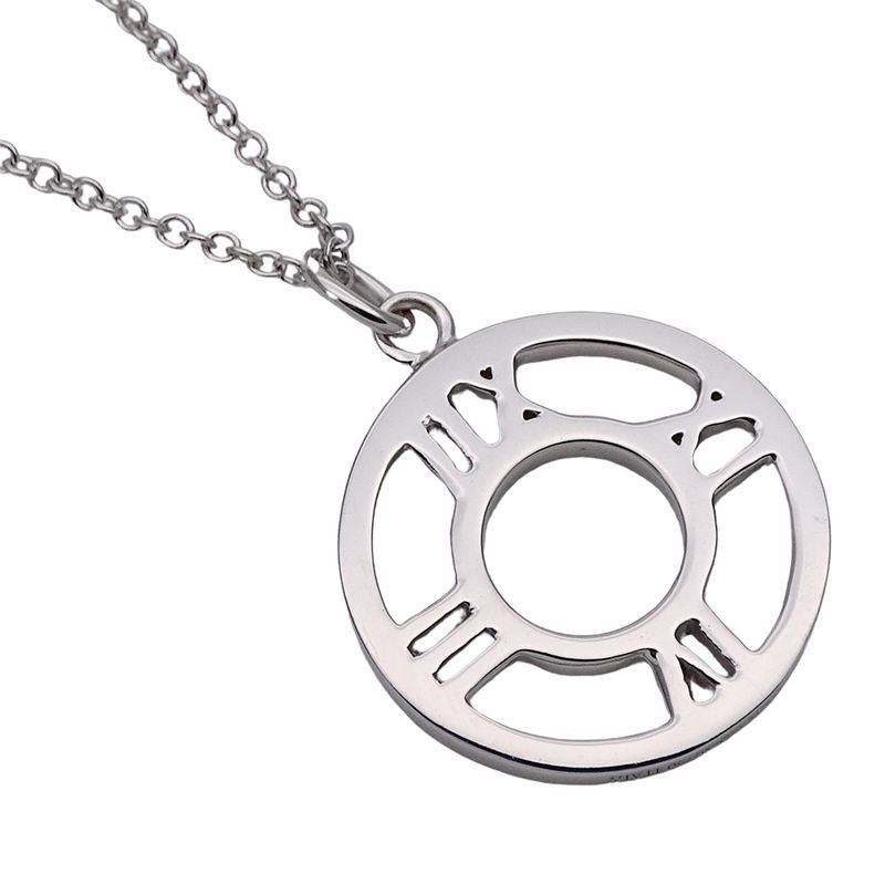 Tiffany & Co Tiffany & Co Necklace Ladies Brand 750wg Diamond Atlas Open