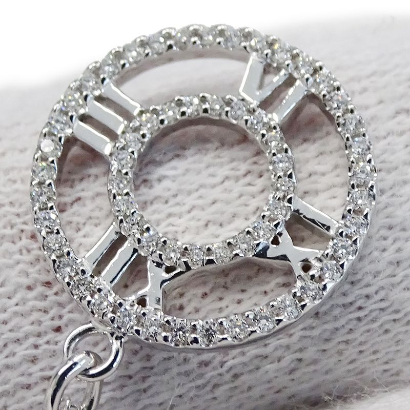 Tiffany & Co Tiffany & Co Necklace Ladies Brand 750wg Diamond Atlas Open