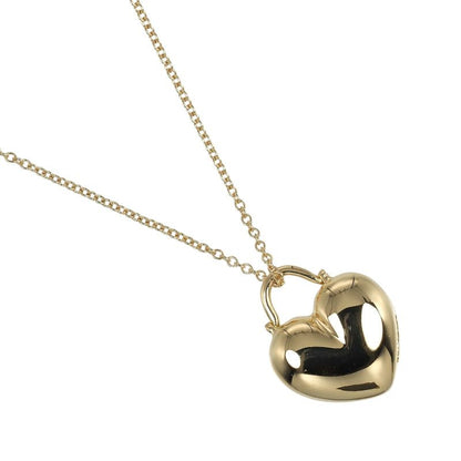 Tiffany & Co Heart 18K Yellow Gold Ladies 5.4g Necklace