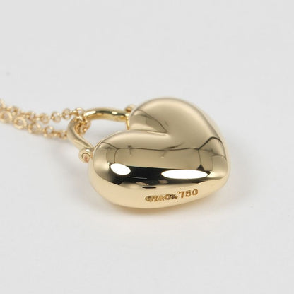 Tiffany & Co Heart 18K Yellow Gold Ladies 5.4g Necklace