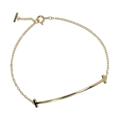 Tiffany & Co T-smile Wrist Circumference ~18.5cm (7.28in) 18K Yellow Gold