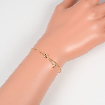 Tiffany & Co T-smile Wrist Circumference ~18.5cm (7.28in) 18K Yellow Gold