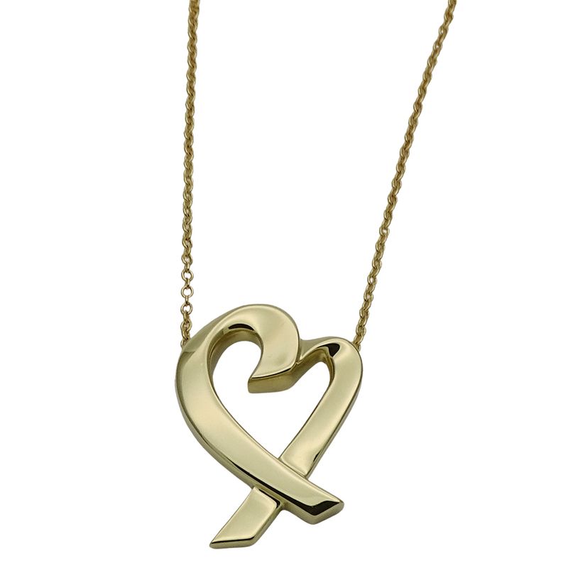 Tiffany & Co Tiffany & Co Necklace Ladies Brand 750yg Paloma Picasso Rubbing