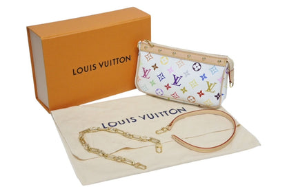 Louis Vuitton Takashi Murakami TM Pochette Accessoires White