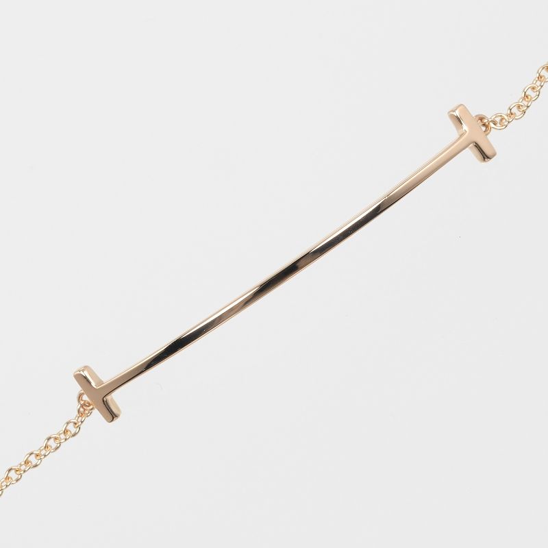 Tiffany & Co T-smile Wristwatch Approx ~15.8cm (6.22in) 18K Pink Gold Ladies