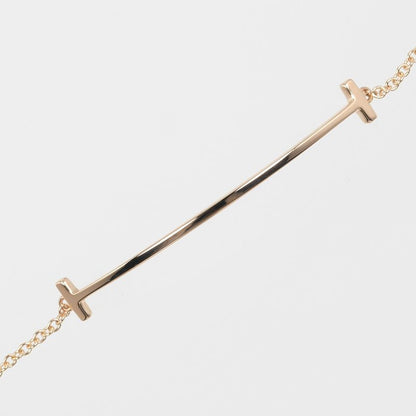 Tiffany & Co T-smile Wristwatch Approx ~15.8cm (6.22in) 18K Pink Gold Ladies