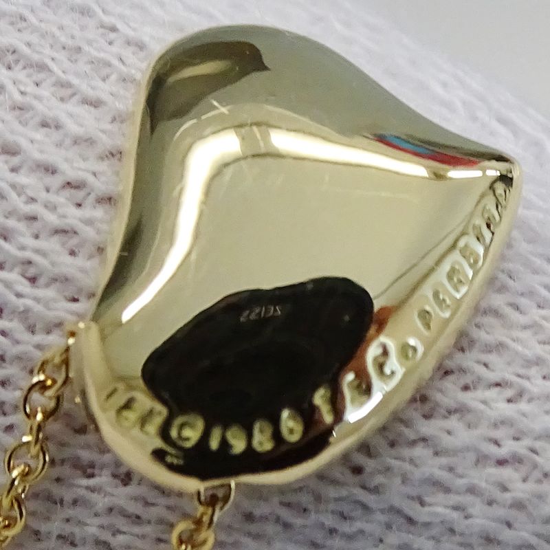 Tiffany & Co Tiffany & Co Necklace Ladies Brand 750yg Elsa Peretti Full Heart