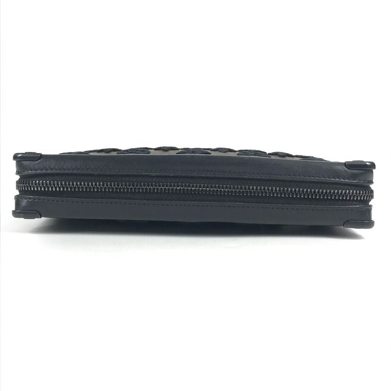 Louis Vuitton Clutch Bag Soft Trunk Clutch M45061 Monogram Canvas Black