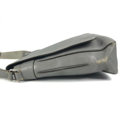 Louis Vuitton Shoulder Bag Romain PM Romain PM M32700 Taiga Leather Glacier Gray