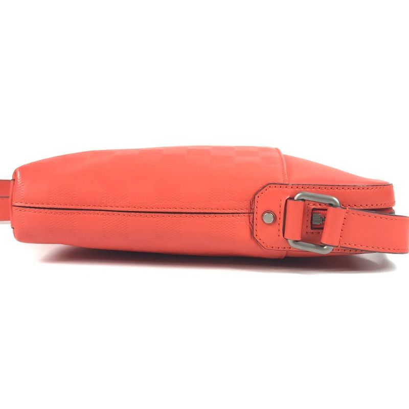 Louis Vuitton Shoulder Bag Pochette District N23356 Damier Infini Leather Magma