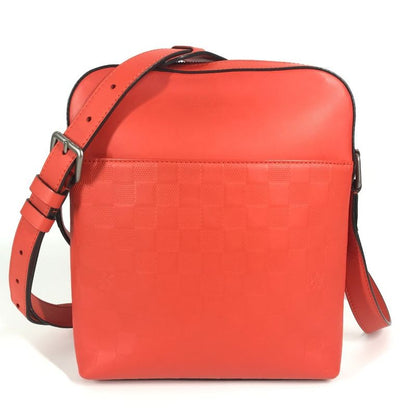 Louis Vuitton Shoulder Bag Pochette District N23356 Damier Infini Leather Magma