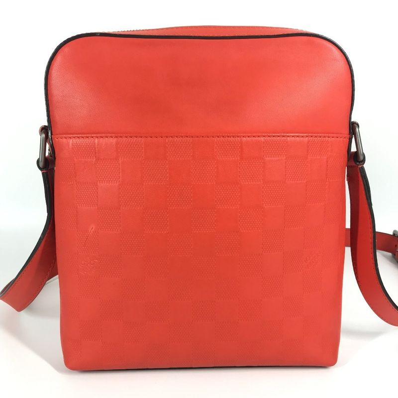 Louis Vuitton Shoulder Bag Pochette District N23356 Damier Infini Leather Magma