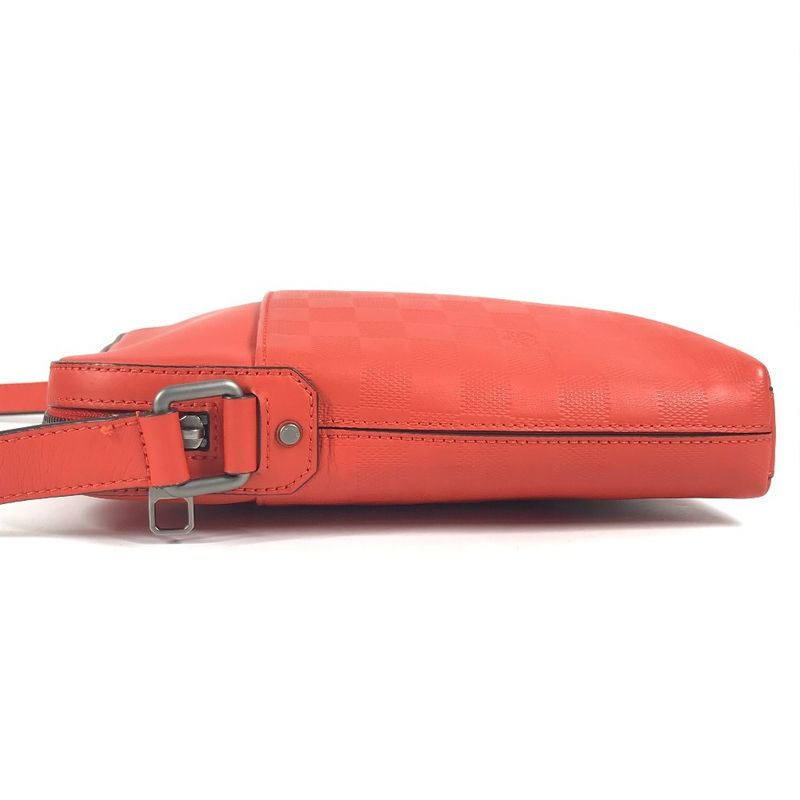 Louis Vuitton Shoulder Bag Pochette District N23356 Damier Infini Leather Magma