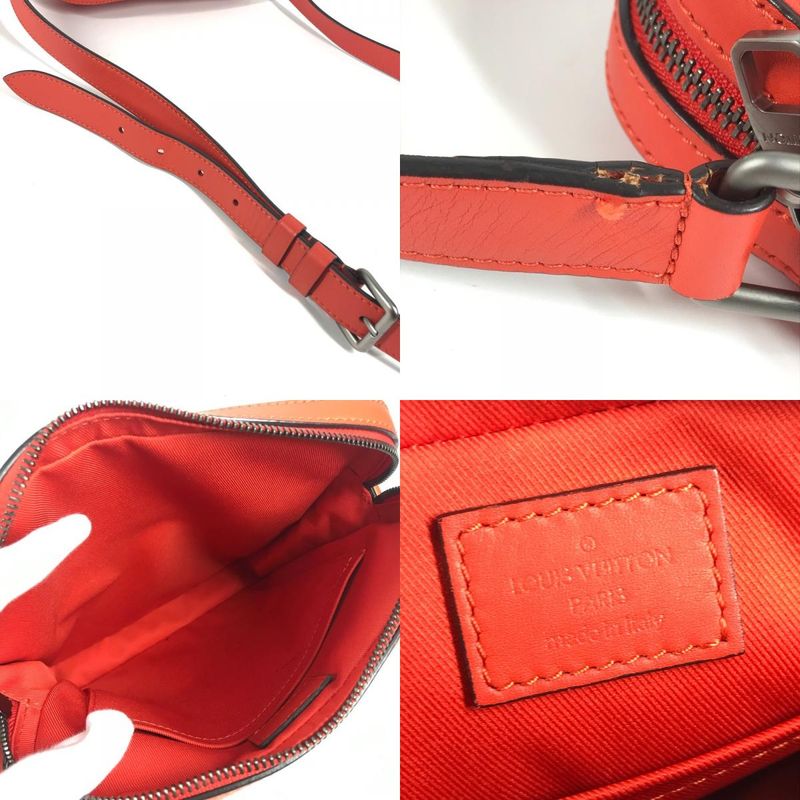 Louis Vuitton Shoulder Bag Pochette District N23356 Damier Infini Leather Magma