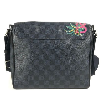 Louis Vuitton Shoulder Bag District PM N50005 Damier Cobalt Canvas Navy
