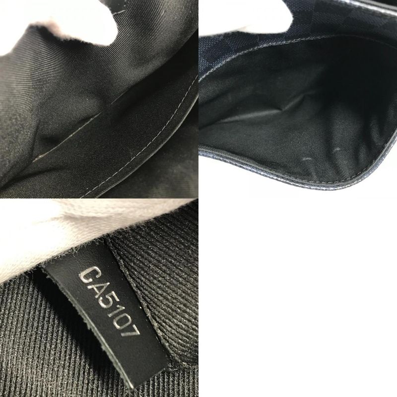 Louis Vuitton Shoulder Bag District PM N50005 Damier Cobalt Canvas Navy