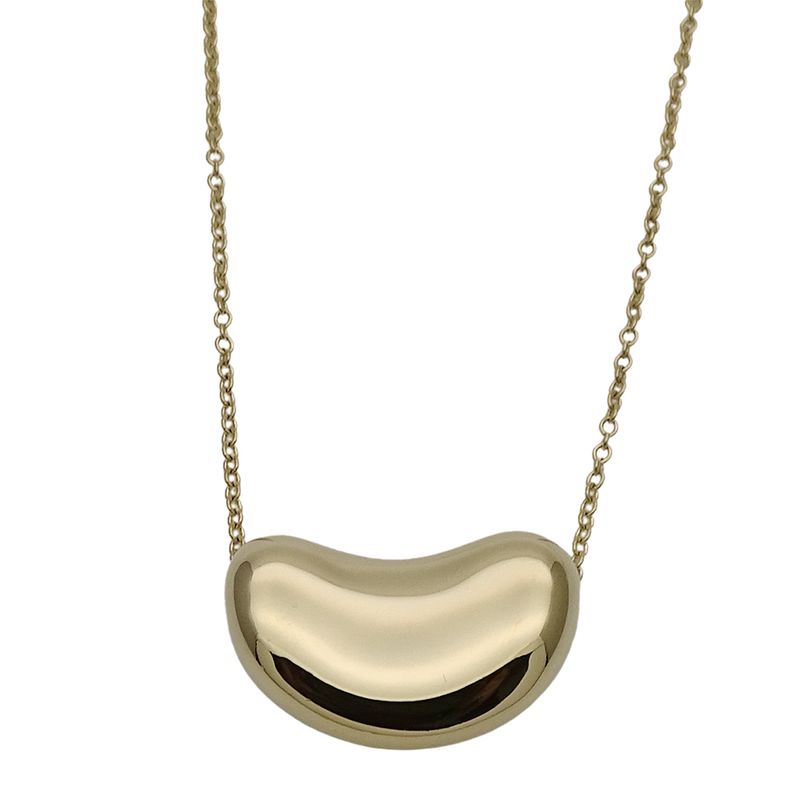 Tiffany & Co Tiffany & Co Necklace Ladies Brand 750yg Elsa Peretti Bean Yellow