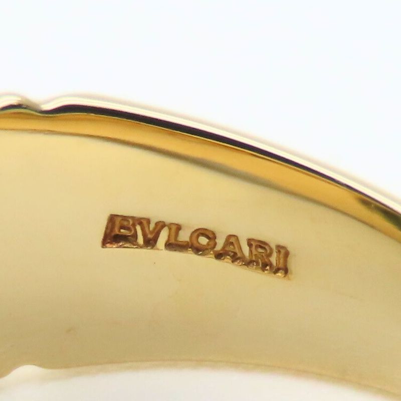 Bulgari Ring / Ring 18K Yellow Gold Approx 8.5g Yellow Gold Green Jewelry