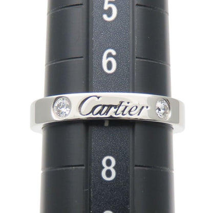 Cartier Ring - 47 Engraved Pt950 Diamonds Approx 4.4g Platinum 2PD Jewelry