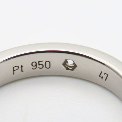 Cartier Ring - 47 Engraved Pt950 Diamonds Approx 4.4g Platinum 2PD Jewelry