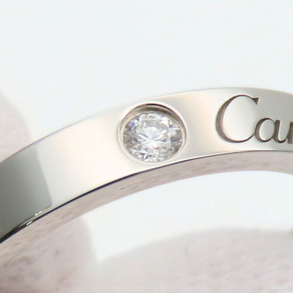 Cartier Ring - 49 Engraved Pt950 Diamonds Approx 4.7g Platinum 1PD Jewelry