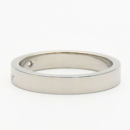 Cartier Ring - 49 Engraved Pt950 Diamonds Approx 4.7g Platinum 1PD Jewelry