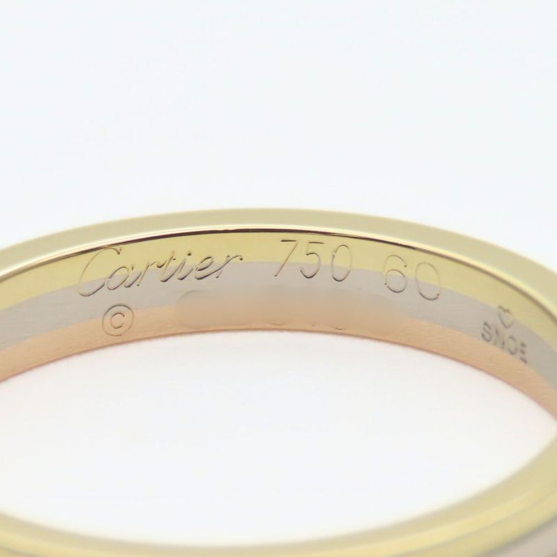 Cartier Ring - Vendome 60 18K Yellow Gold 18K Pink Gold 18K White Gold Approx