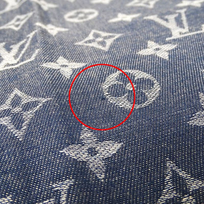 Louis Vuitton Stole Men's Branded Cotton Stole Monogram Essential Blue M71618