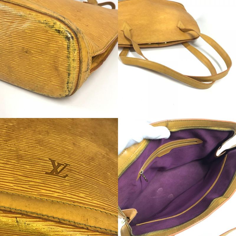 Louis Vuitton Shoulder Bag Le Sac M52289 Epi Leather Tassili Yellow
