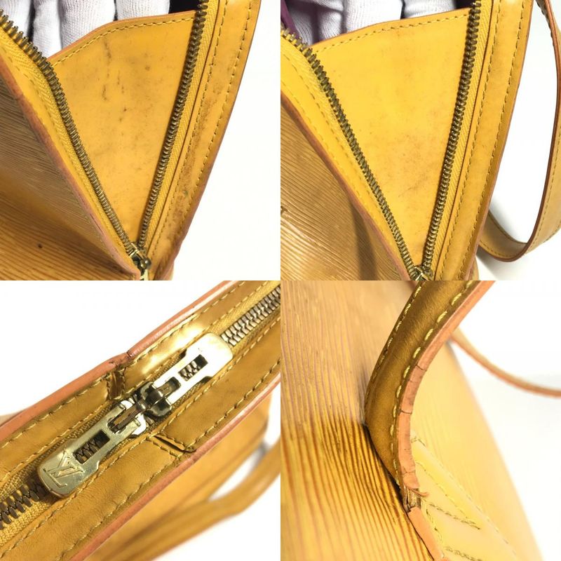 Louis Vuitton Shoulder Bag Le Sac M52289 Epi Leather Tassili Yellow