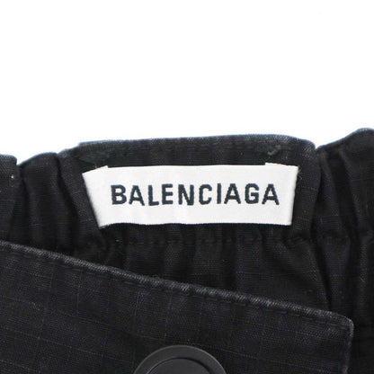 Balenciaga Ripstop Cargo Skirt 642176 Black 40