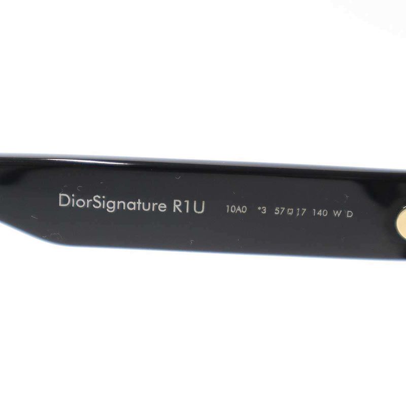 Christian Dior Signature R1u Sunglass Es Eyewear 10a0 Black 5717 140