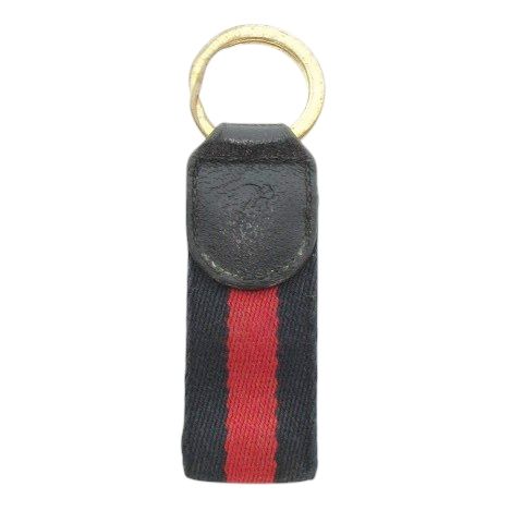 Gucci Ophidia Key Ring Key Holder GG Marmont Sherry Line Engraved Canvas