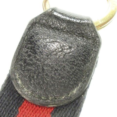 Gucci Ophidia Key Ring Key Holder GG Marmont Sherry Line Engraved Canvas