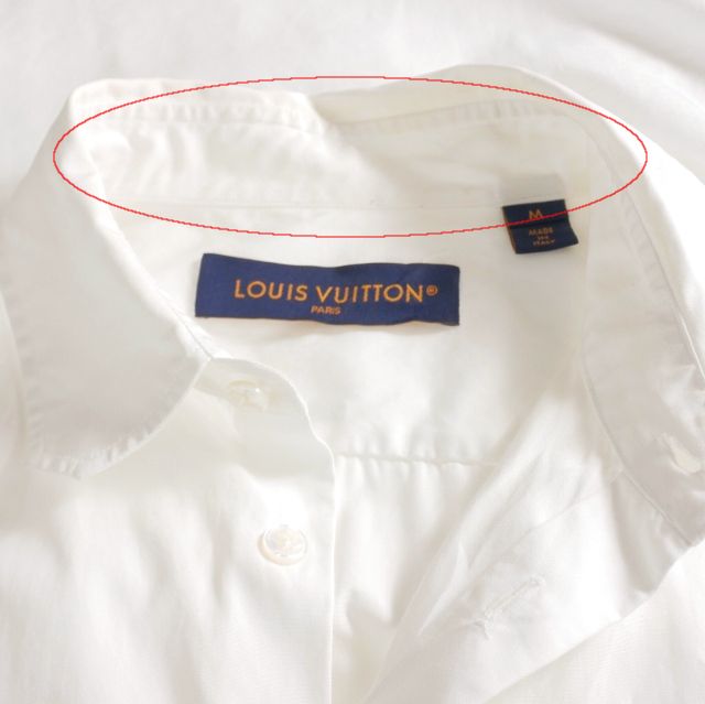 Louis Vuitton 22SS Virgil Period Staple Edition Square Collar Shirt Long Sleeve