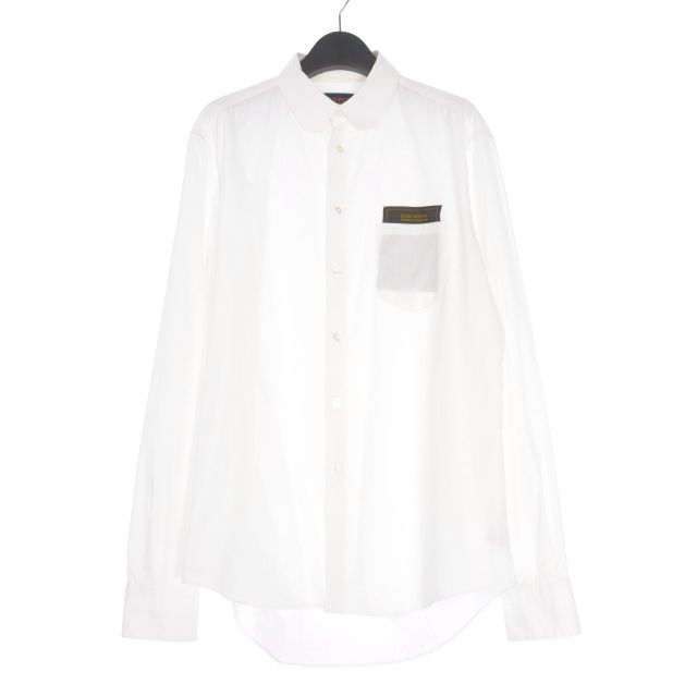 Louis Vuitton 22SS Virgil Period Staple Edition Square Collar Shirt Long Sleeve