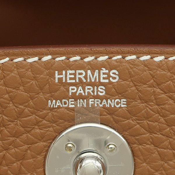 Hermes Shoulder Bag Lindy Mini 20 Taurillon Clemence Gold Silver Hardware Never