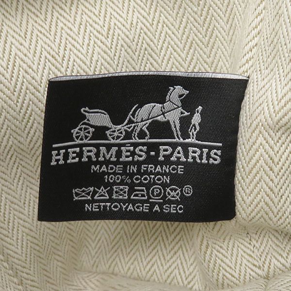 Hermes Pouch Brid a Black PM Toile Ash Marine Silver Hardware Never Used Navy