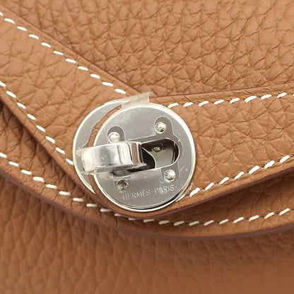 Hermes Shoulder Bag Lindy Mini 20 Taurillon Clemence Gold Silver Hardware Never