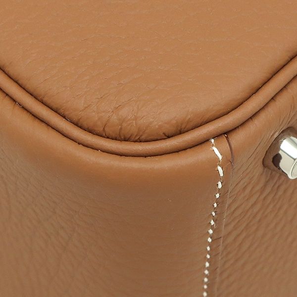 Hermes Shoulder Bag Lindy Mini 20 Taurillon Clemence Gold Silver Hardware Never