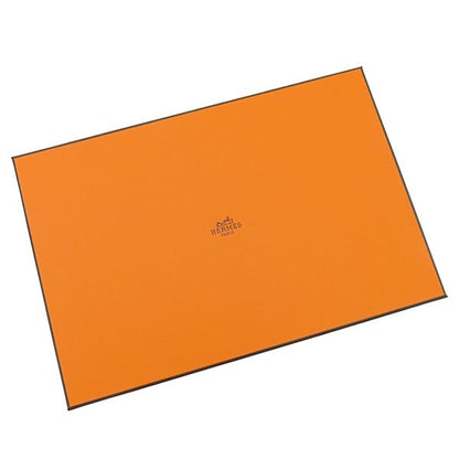 Hermes Pouch Brid a Black PM Toile Ash Marine Silver Hardware Never Used Navy