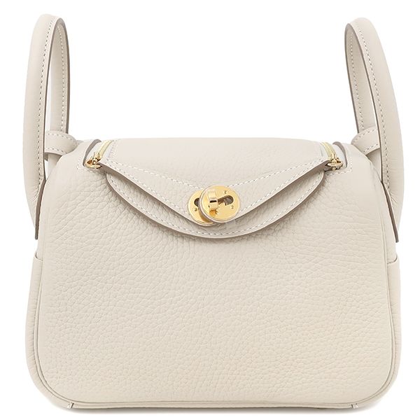 Hermes Shoulder Bag Lindy Mini 20 Taurillon Clemence Cles Gold Hardware Never