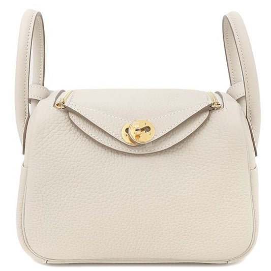 Hermes Shoulder Bag Lindy Mini 20 Taurillon Clemence Cles Gold Hardware Never
